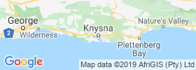 Knysna map